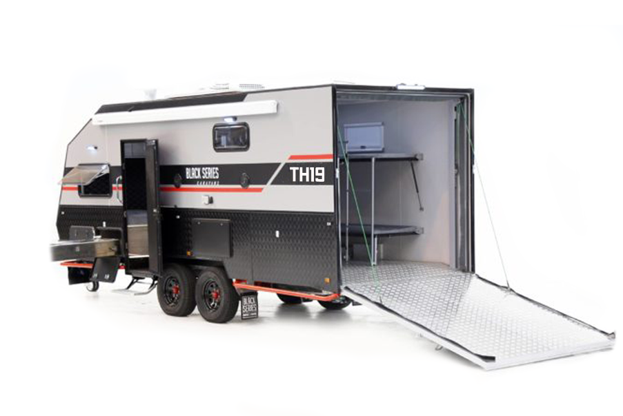 pics of HQ19T - Black Series Campers | Off-Road Travel Trailers, Toy Haulers & Camper Trailers