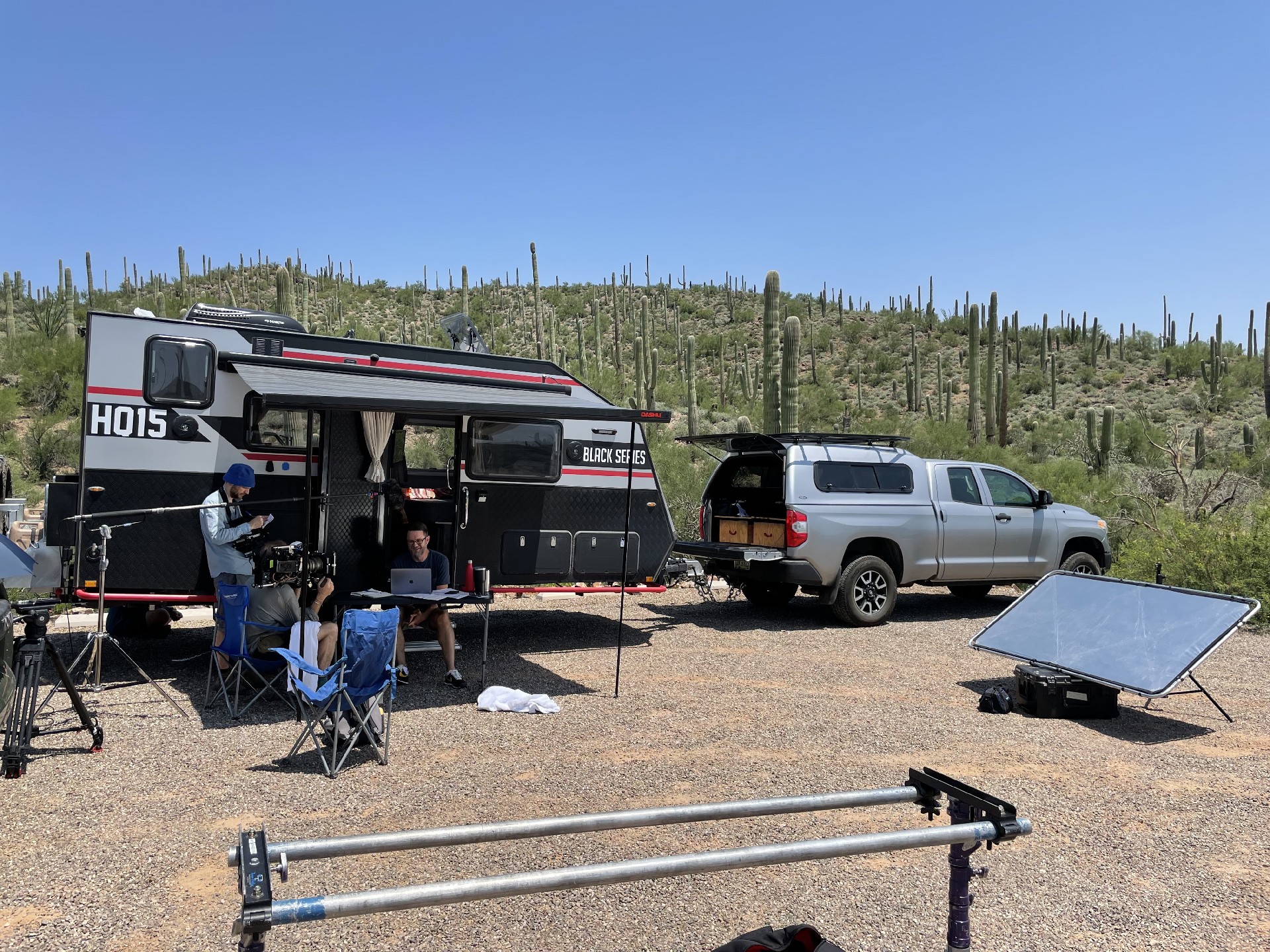 Adventure Filmmaker, Harlan Taney, Turned the HQ15  Into a Mobile Basecamp for Filming On Location