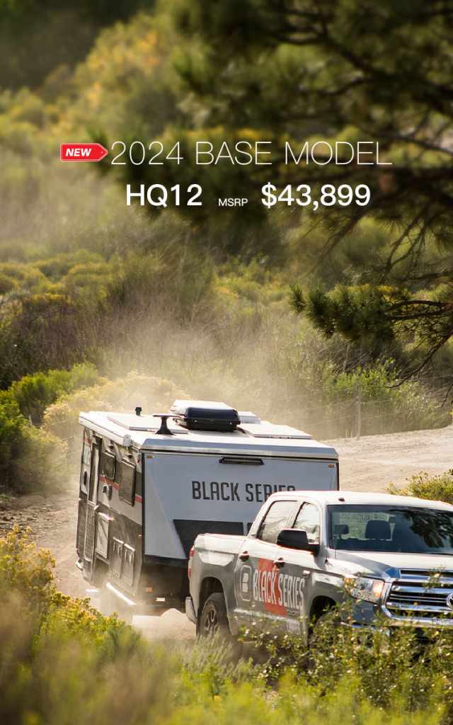 HQ12 RV CAMPER Black Series RV | Off-Road Travel Trailers, Toy Haulers & Camper Trailers Manufacturer