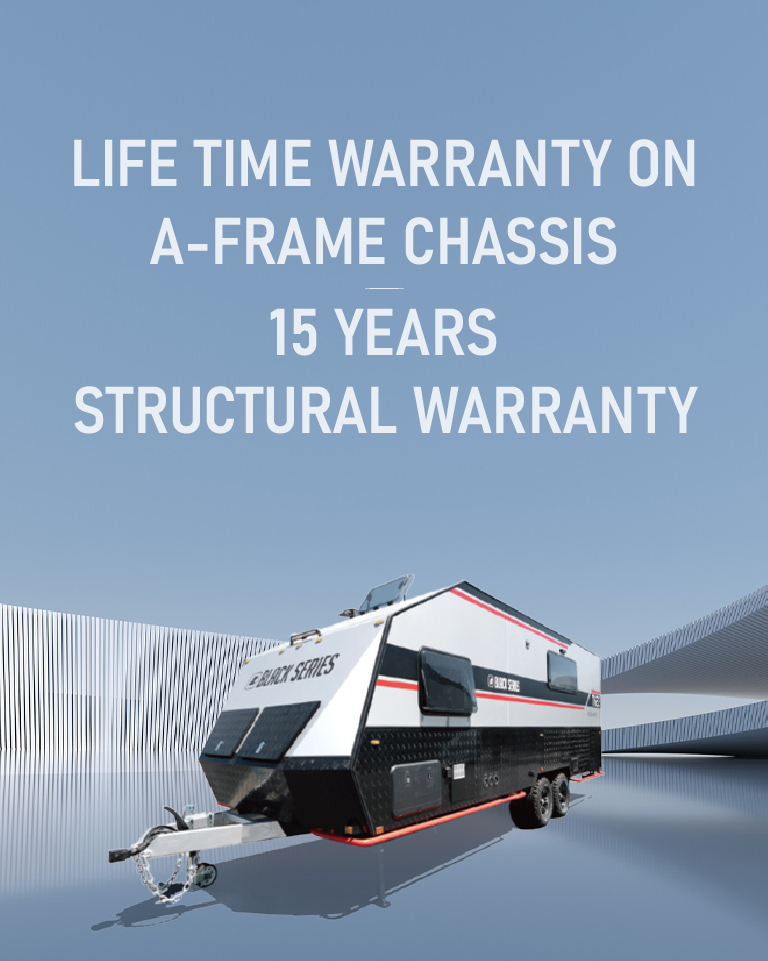 TH22: Life time warranty on a-frame chassis and 15 years structural warranty