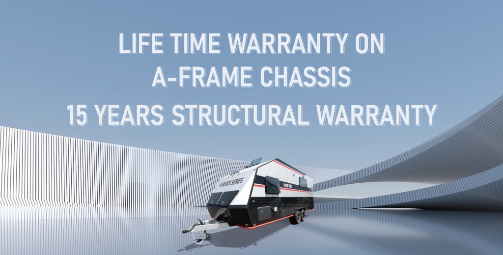 TH22: Life time warranty on a-frame chassis and 15 years structural warranty