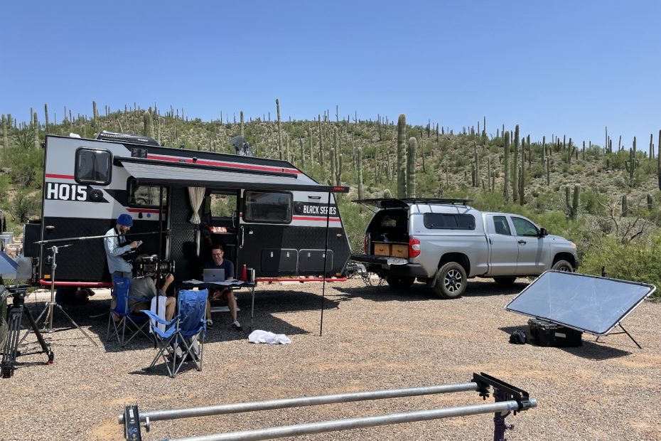 ADVENTURE FILMMAKER, HARLAN TANEY, TURNED THE HQ15 INTO A MOBILE BASECAMP FOR FILMING ON LOCATION